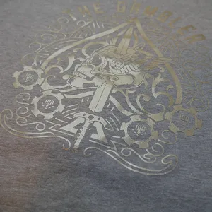 Screen printed metallic plastisol heat Transfers