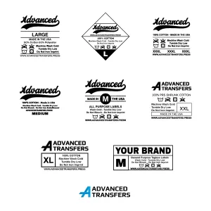 Custom Tag-less Neck Labels Template