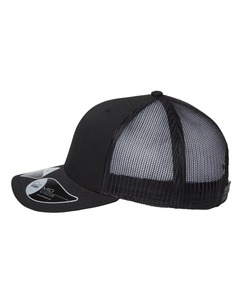 Atlantis Headwear BRYCE - Sustainable Trucker Cap 3 Atlantis Headwear BRYCE – Sustainable Trucker Cap - Black/ Black