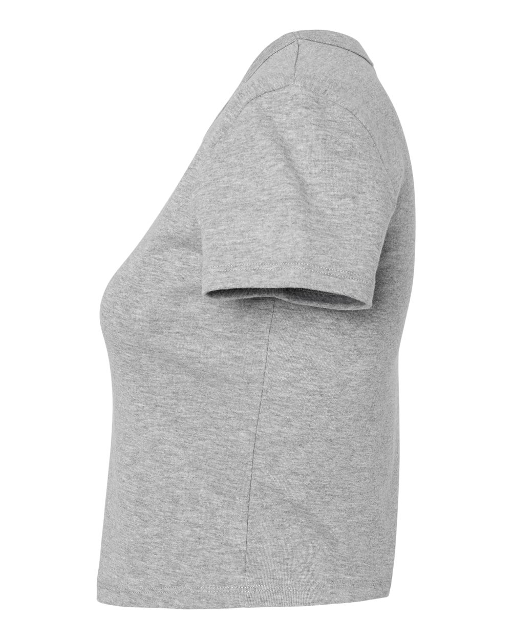 BELLA + CANVAS 1010 - Women's Micro Rib Baby Tee 4 BELLA + CANVAS 1010 – Women’s Micro Rib Baby Tee - Athletic Heather