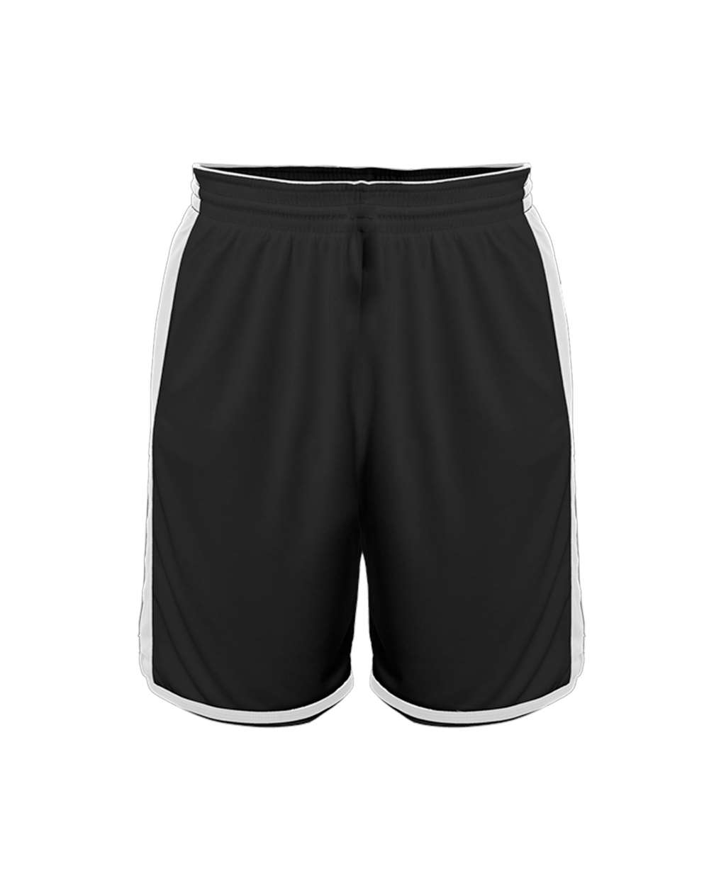 Alleson Athletic 590PSP - Unisex Crossover Reversible Shorts 1 Alleson Athletic 590PSP – Unisex Crossover Reversible Shorts - Black/ White