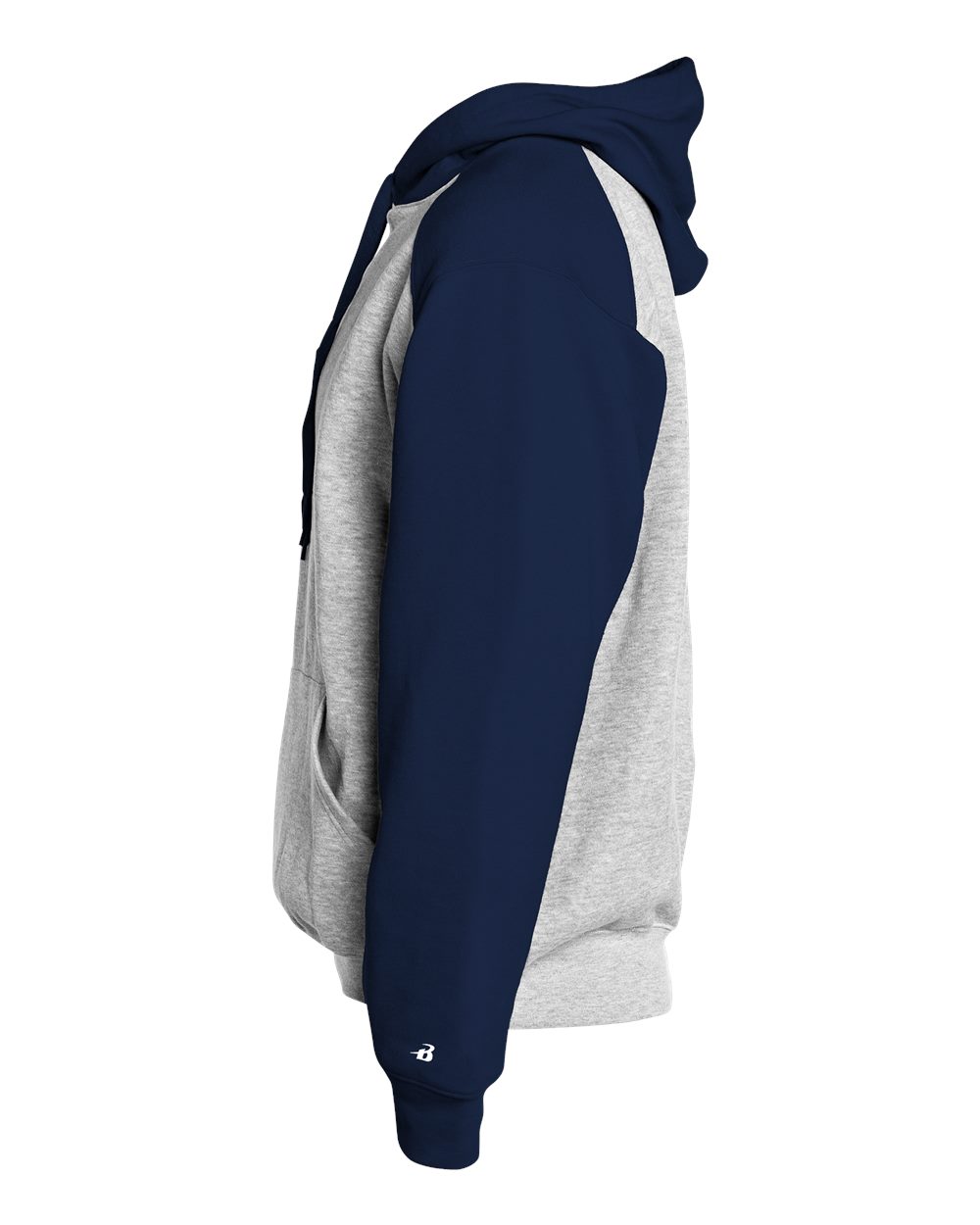 Badger 2449 - Youth Sport Athletic Fleece Hooded Sweatshirt 3 Badger 2449 – Youth Sport Athletic Fleece Hooded Sweatshirt - Oxford/ Navy