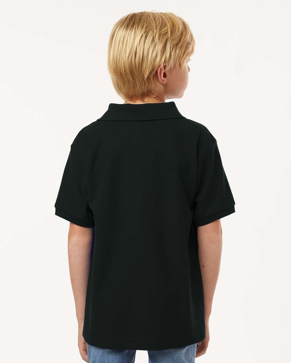 AllPro 62800Y - Youth Pique Polo 6 AllPro 62800Y – Youth Pique Polo - Black