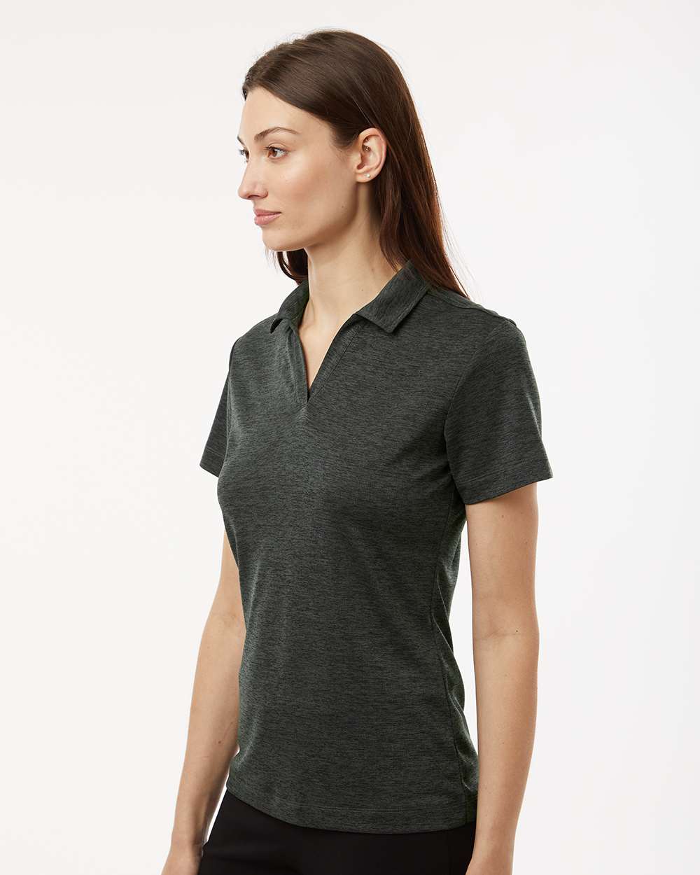 AllPro 4HM00L - Women's Pro-Lock Performance Mélange Polo 5 AllPro 4HM00L – Women’s Pro-Lock Performance Mélange Polo - Black Melange