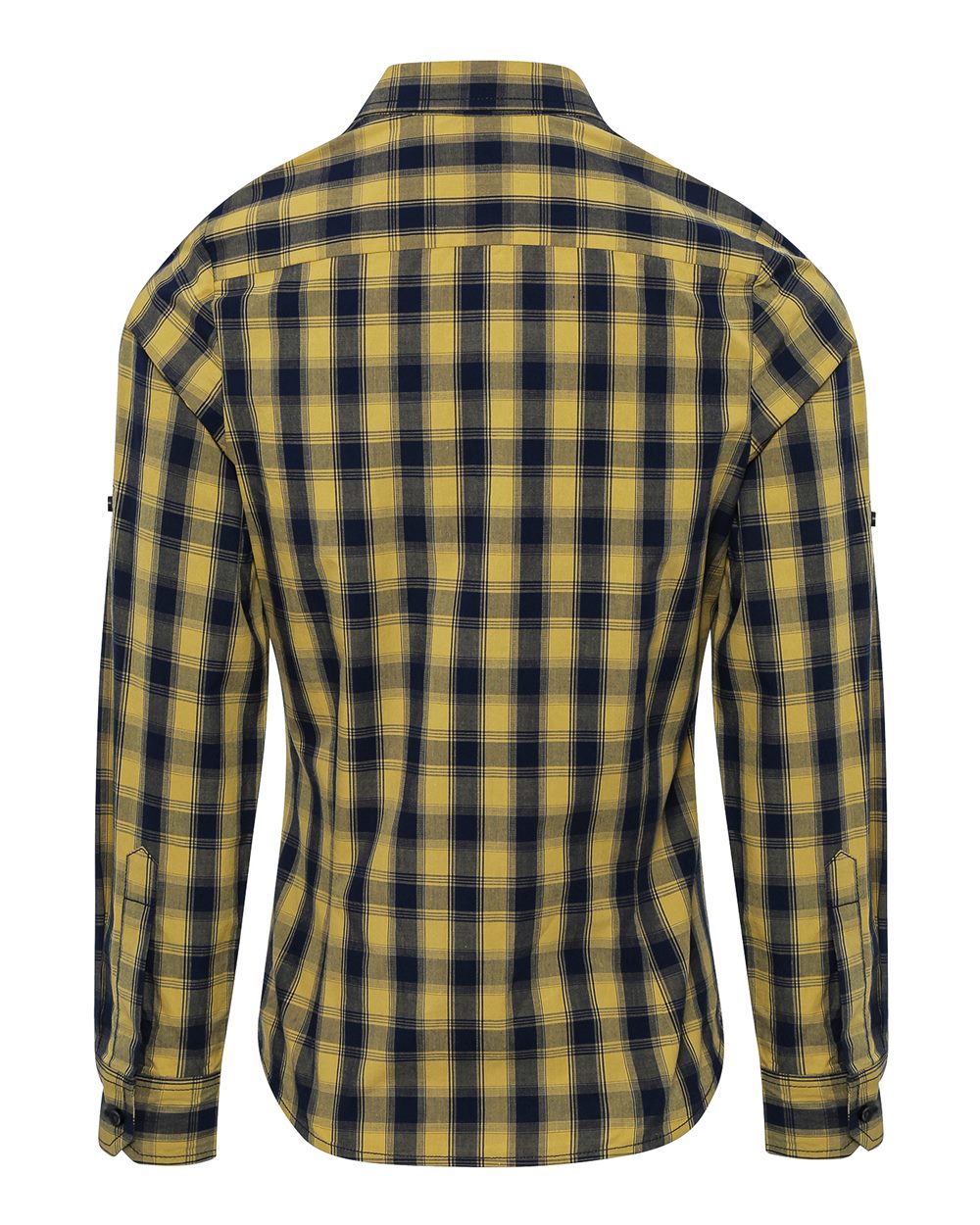 Artisan Collection by Reprime RP350 - Women's Mulligan Check Cotton Dress Shirt 3 Artisan Collection by Reprime RP350 – Women’s Mulligan Check Cotton Dress Shirt - Camel/ Navy