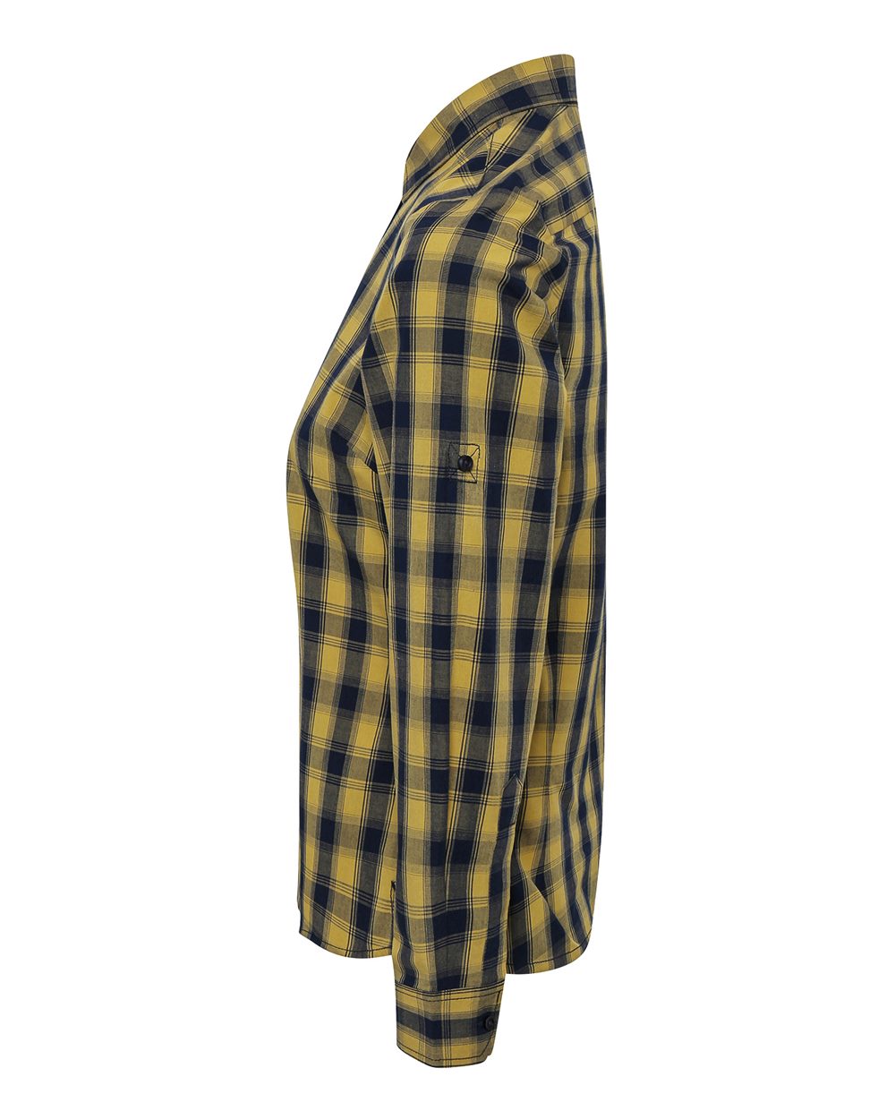 Artisan Collection by Reprime RP350 - Women's Mulligan Check Cotton Dress Shirt 4 Artisan Collection by Reprime RP350 – Women’s Mulligan Check Cotton Dress Shirt - Camel/ Navy