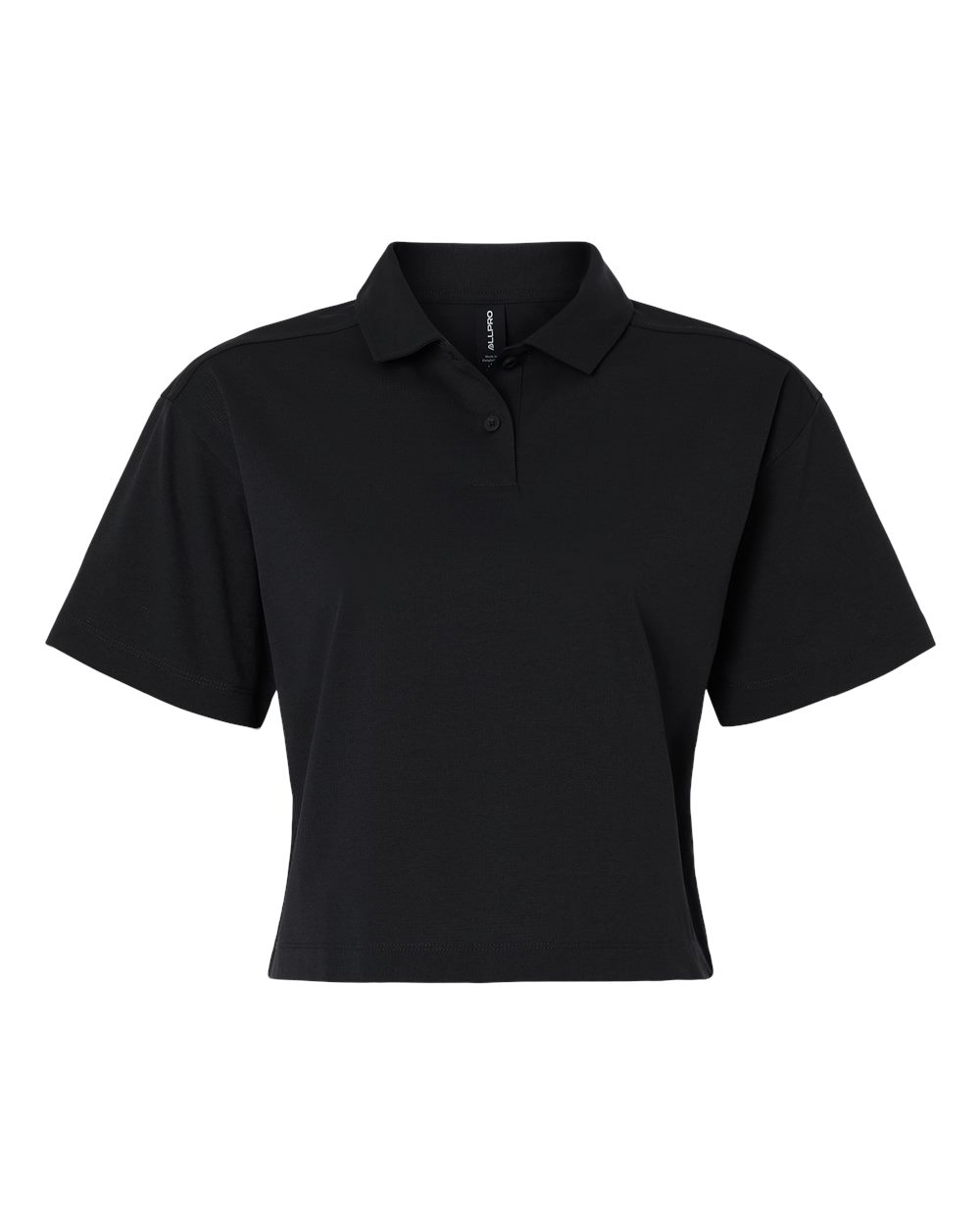 AllPro 41SPML - Women's Pro-Flex Sorona® Boxy Polo 2 AllPro 41SPML – Women’s Pro-Flex Sorona® Boxy Polo - Black