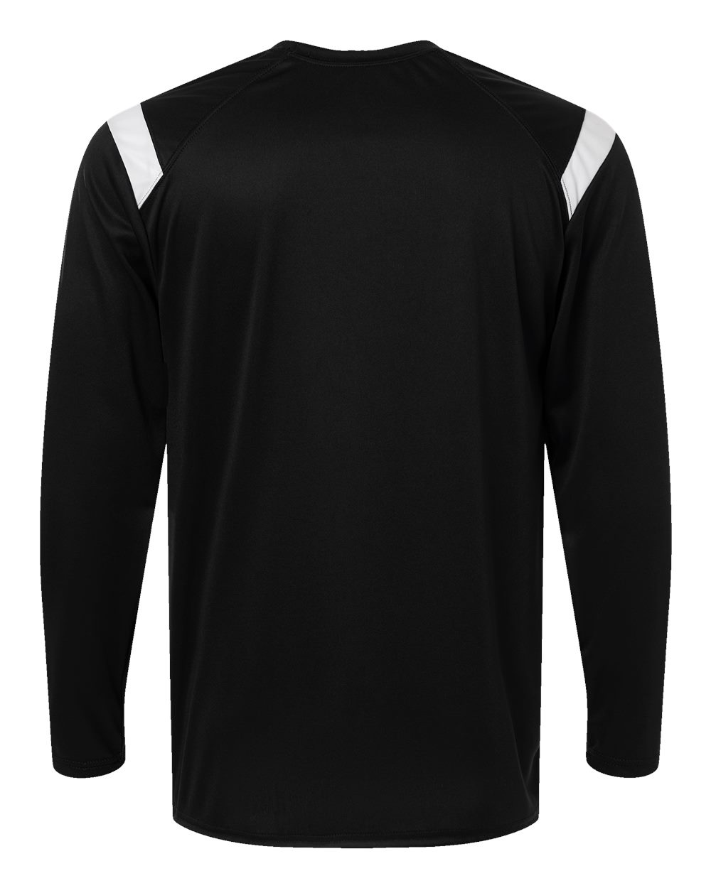 Badger 4255 - Unisex On The Rise Long Sleeve T-Shirt 2 Badger 4255 – Unisex On The Rise Long Sleeve T-Shirt - Black/ White