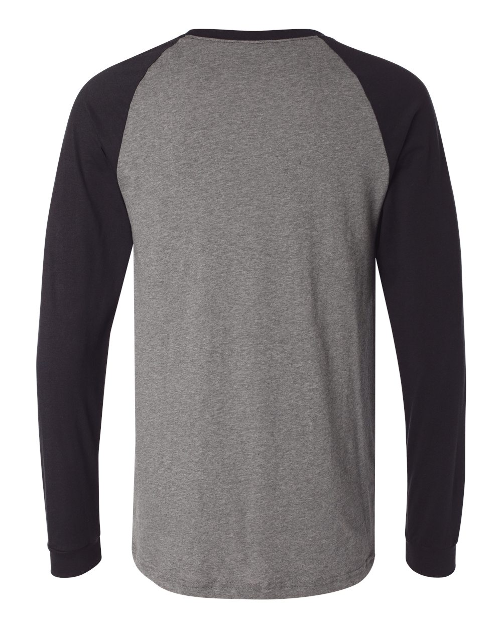BELLA + CANVAS 3000 - Men's Long Sleeve Jersey Baseball Tee 2 BELLA + CANVAS 3000 – Men’s Long Sleeve Jersey Baseball Tee - Deep Heather/ Black
