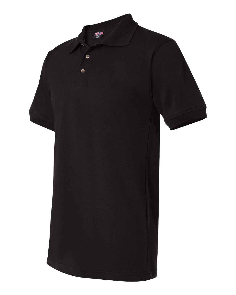 Bayside 1000 - Unisex USA-Made Polo 3 Bayside 1000 – Unisex USA-Made Polo - Black