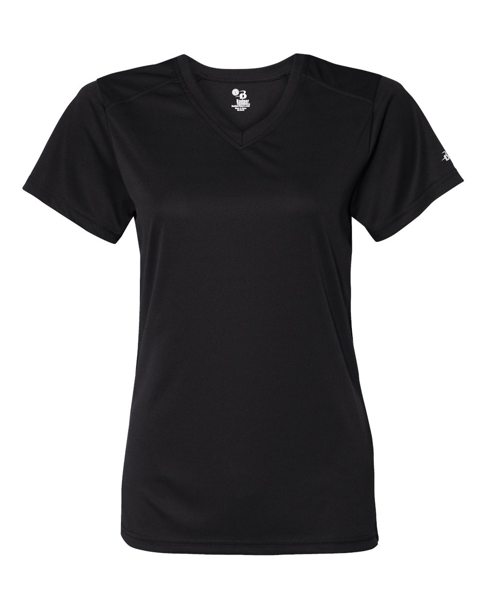Badger 4162 - Women’s B-Core V-Neck T-Shirt 1 Badger 4162 – Women’s B-Core V-Neck T-Shirt - Black
