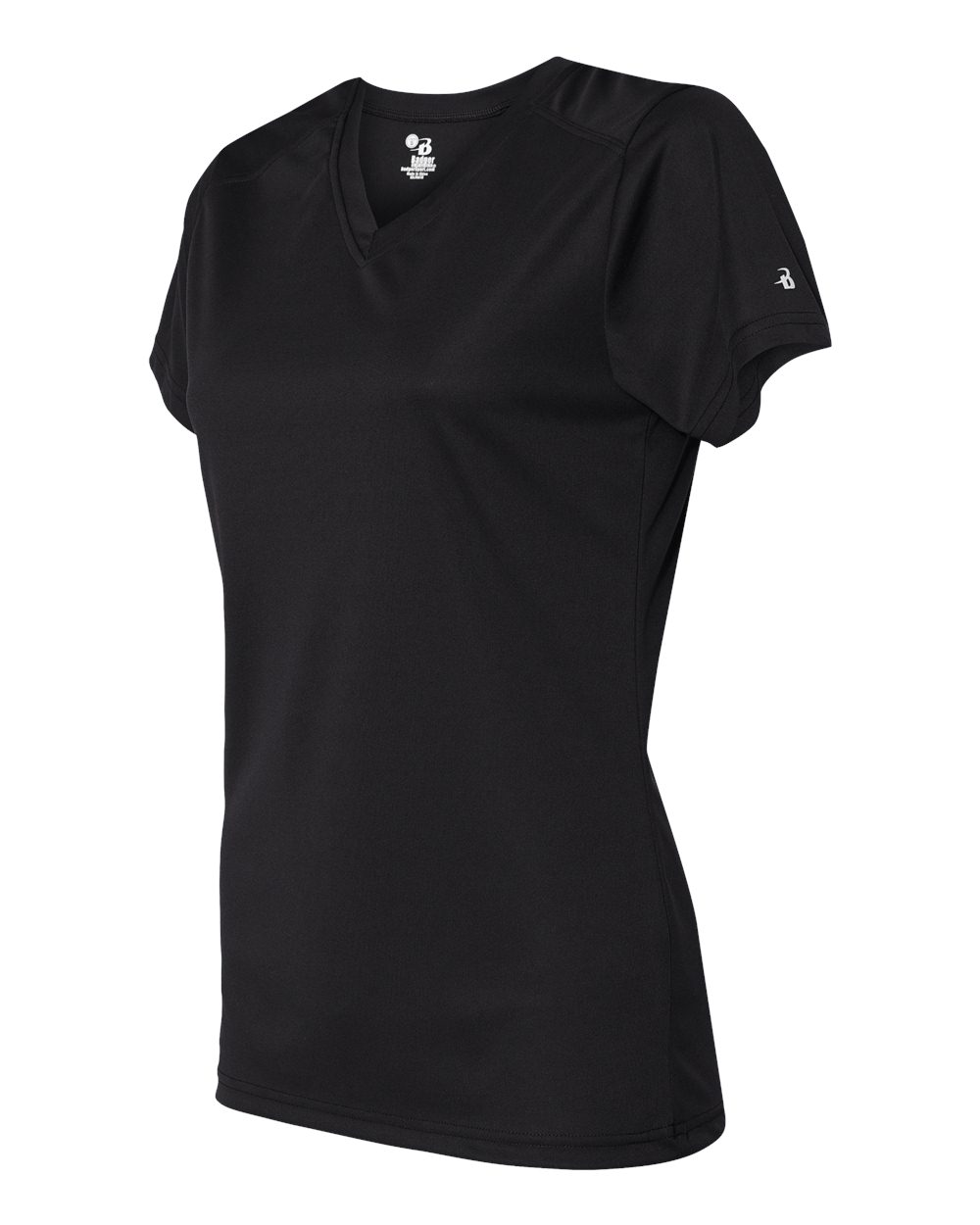 Badger 4162 - Women’s B-Core V-Neck T-Shirt 3 Badger 4162 – Women’s B-Core V-Neck T-Shirt - Black