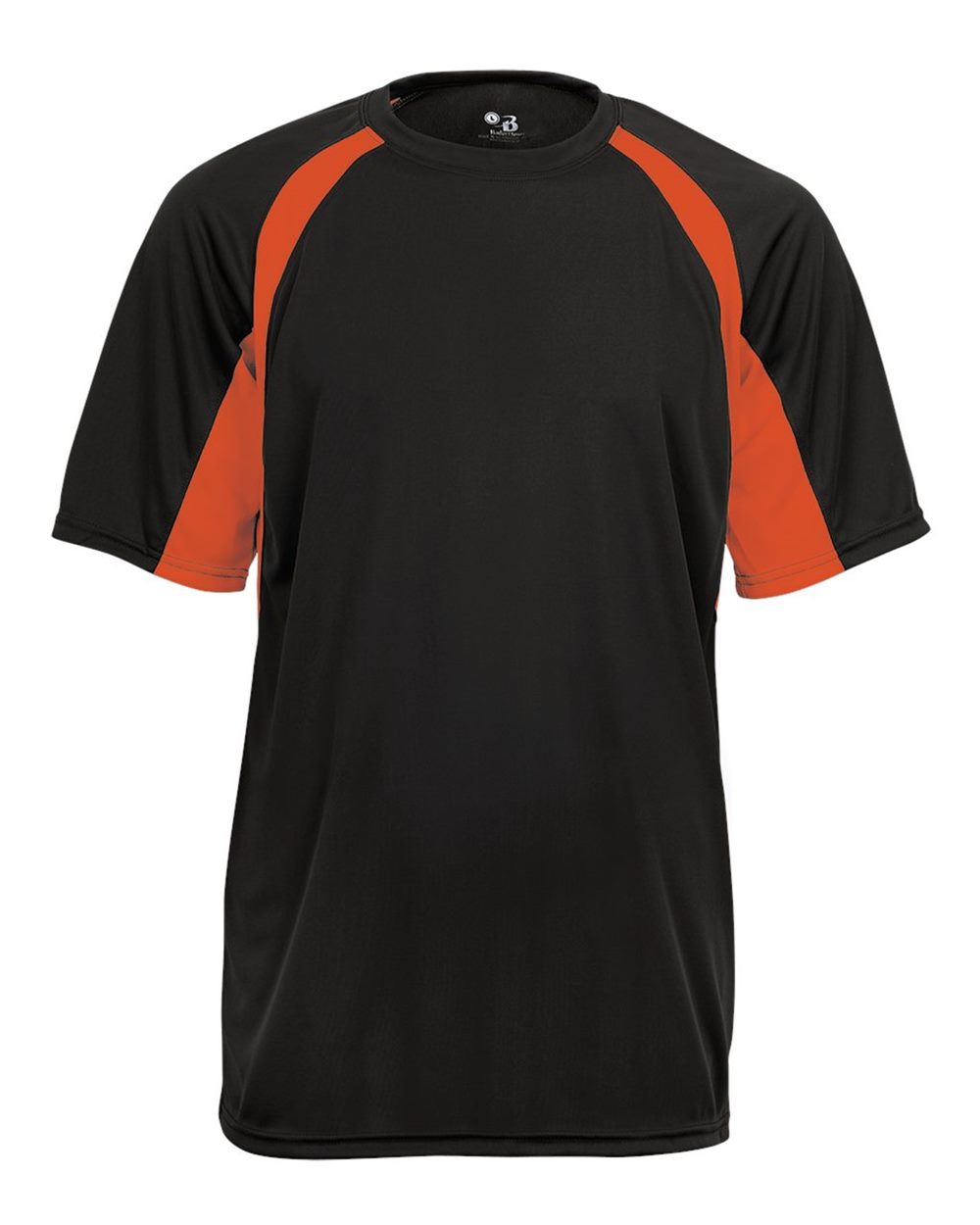 Badger 2144 - Youth B-Core Hook T-Shirt 1 Badger 2144 – Youth B-Core Hook T-Shirt - Black/ Burnt Orange