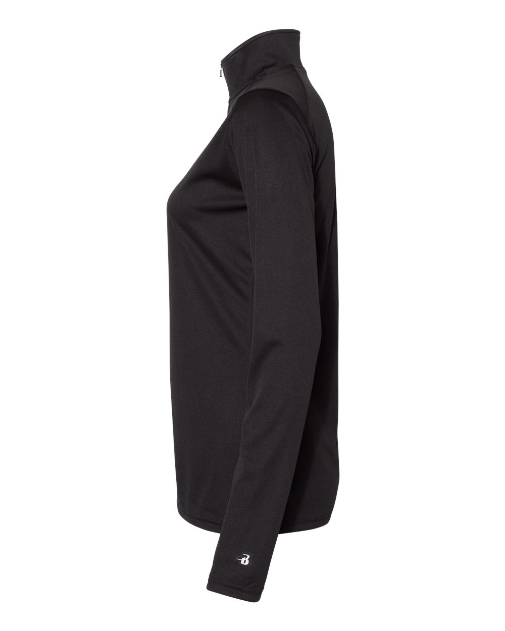 Badger 4103 - Women’s B-Core Quarter-Zip Pullover 3 Badger 4103 – Women’s B-Core Quarter-Zip Pullover - Black/ Graphite