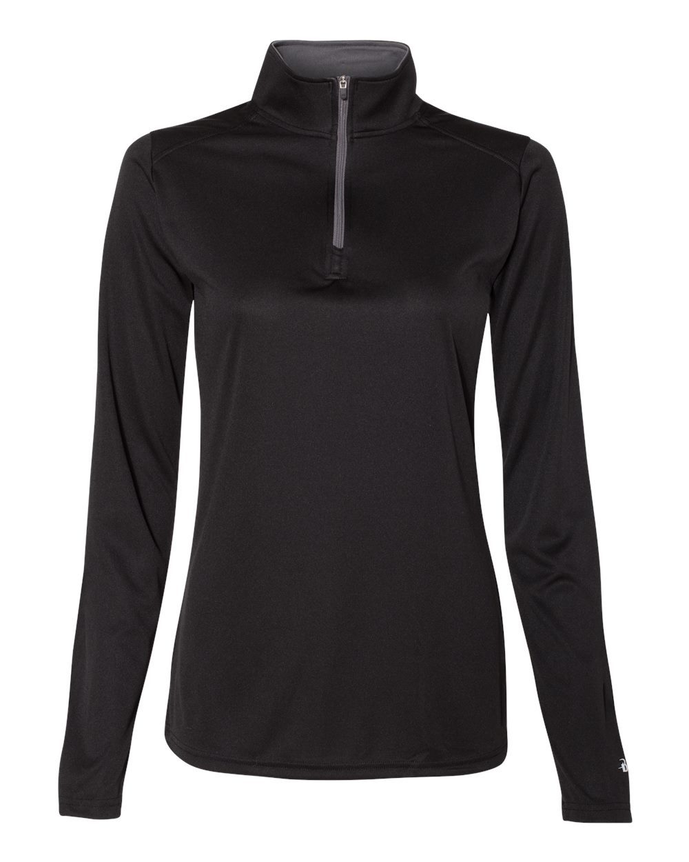Badger 4103 - Women’s B-Core Quarter-Zip Pullover 1 Badger 4103 – Women’s B-Core Quarter-Zip Pullover - Black/ Graphite