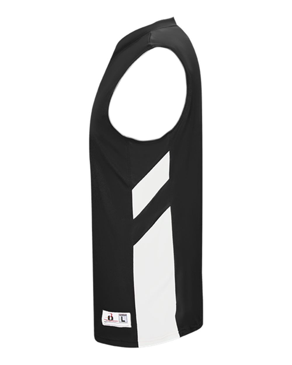 Badger 2566 - Youth B-Pivot Rev. Tank Top 3 Badger 2566 – Youth B-Pivot Rev. Tank Top - Black/ White