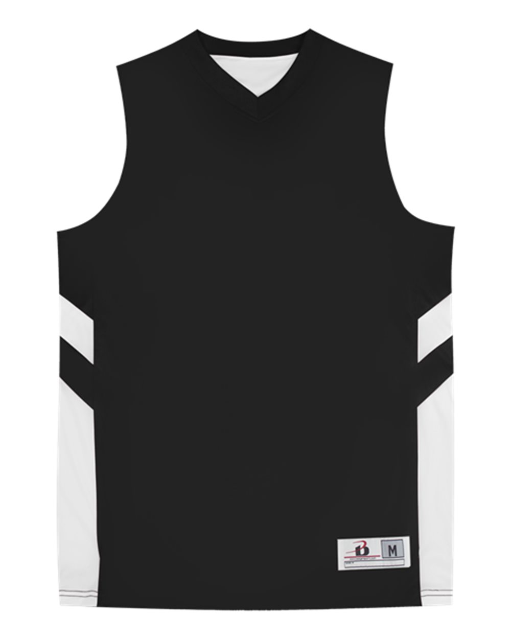 Badger 2566 - Youth B-Pivot Rev. Tank Top 1 Badger 2566 – Youth B-Pivot Rev. Tank Top - Black/ White