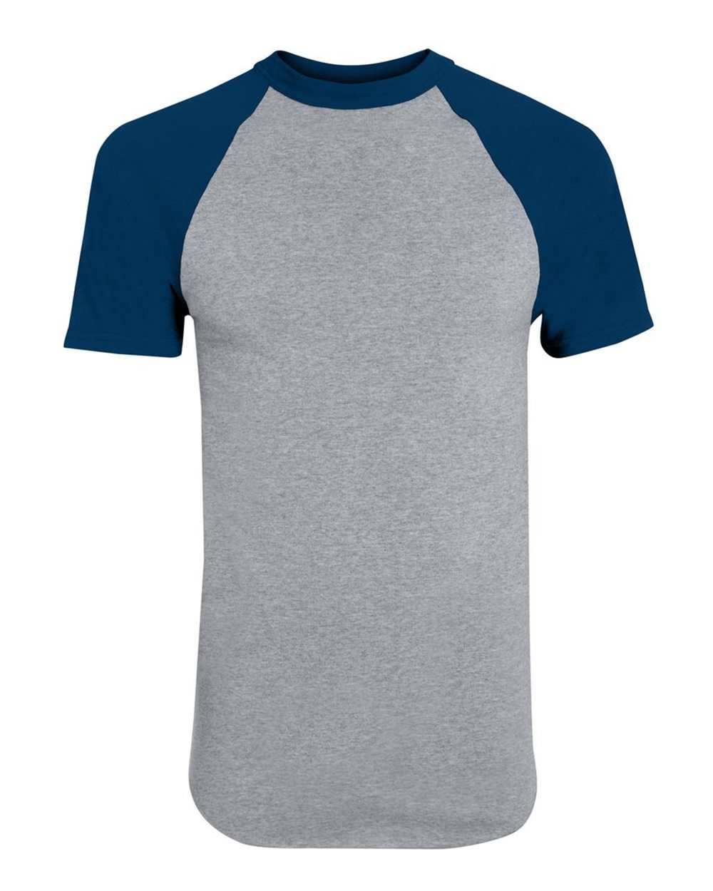 Augusta Sportswear 424 - Youth Raglan Baseball Jersey 1 Augusta Sportswear 424 – Youth Raglan Baseball Jersey - Athletic Heather/ Navy