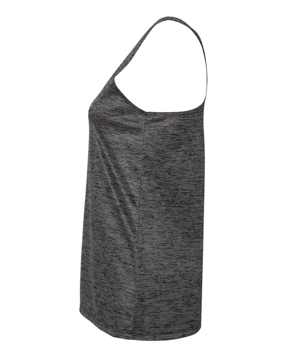 Badger 4161 - Women's Tonal Blend Racerback Tank Top 3 Badger 4161 – Women’s Tonal Blend Racerback Tank Top - Black Tonal Blend