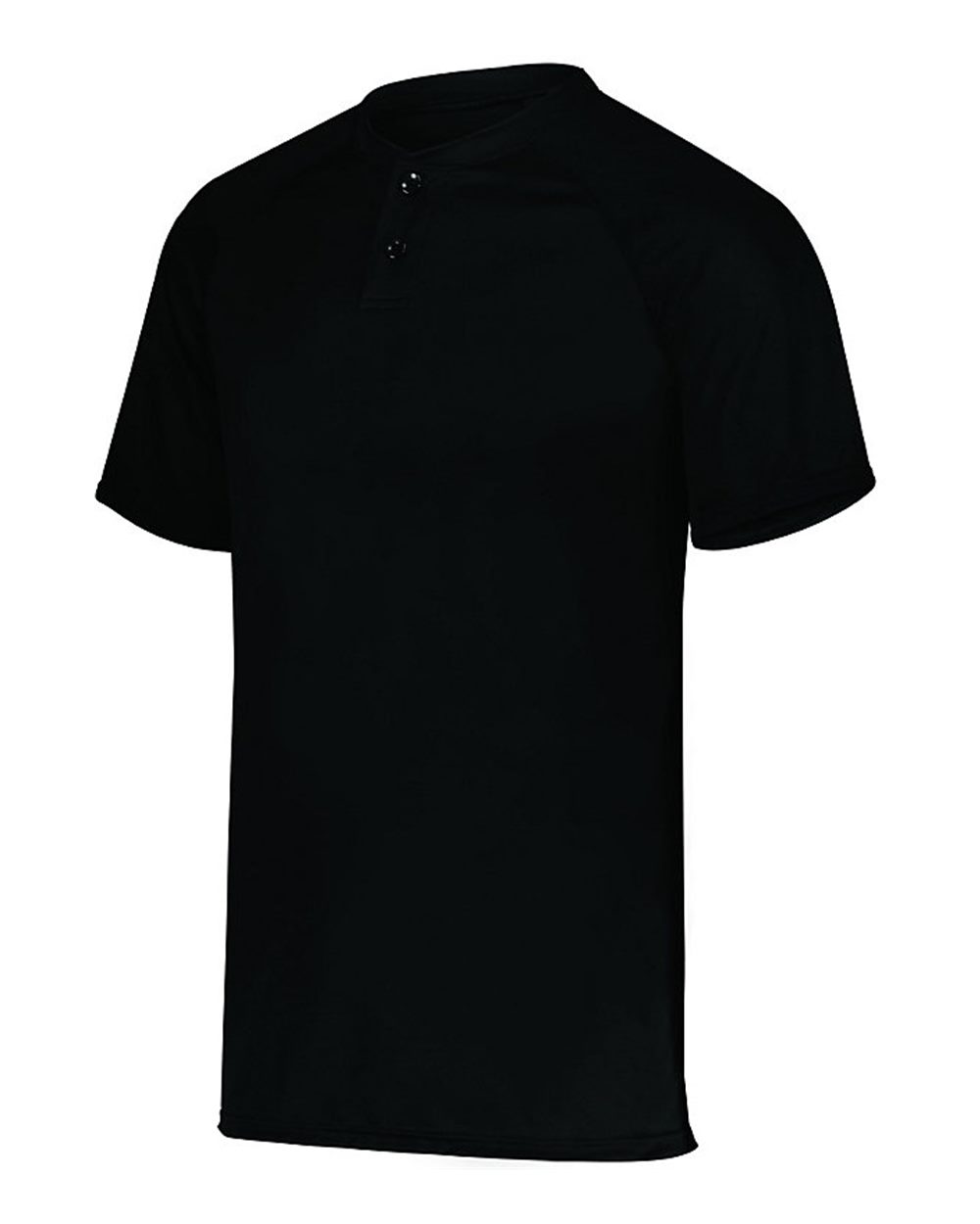 Augusta Sportswear 1566 - Youth Attain Two-Button Jersey 1 Augusta Sportswear 1566 – Youth Attain Two-Button Jersey - Black
