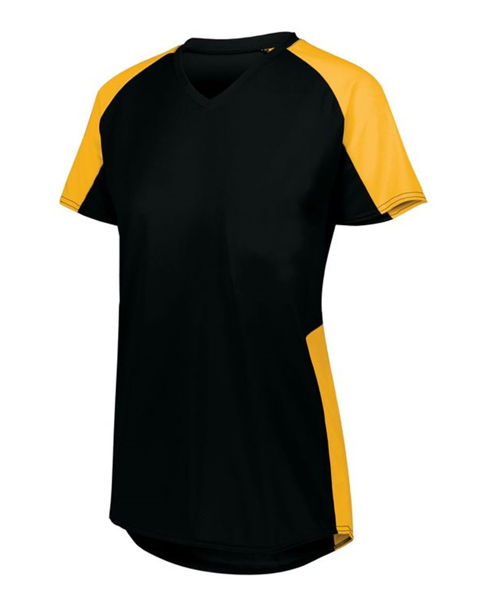 Augusta Sportswear 1523 - Girls' Cutter Jersey 1 Augusta Sportswear 1523 – Girls’ Cutter Jersey - Black/ Gold