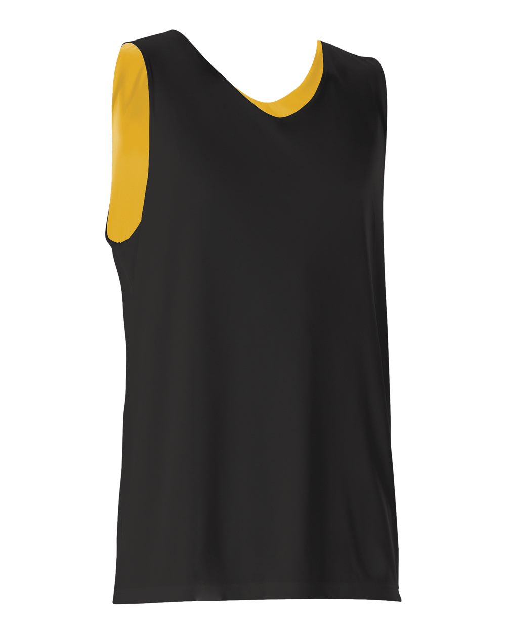 Alleson Athletic 506CR - Men's Reversible Tank 1 Alleson Athletic 506CR – Men’s Reversible Tank - Black/ Gold
