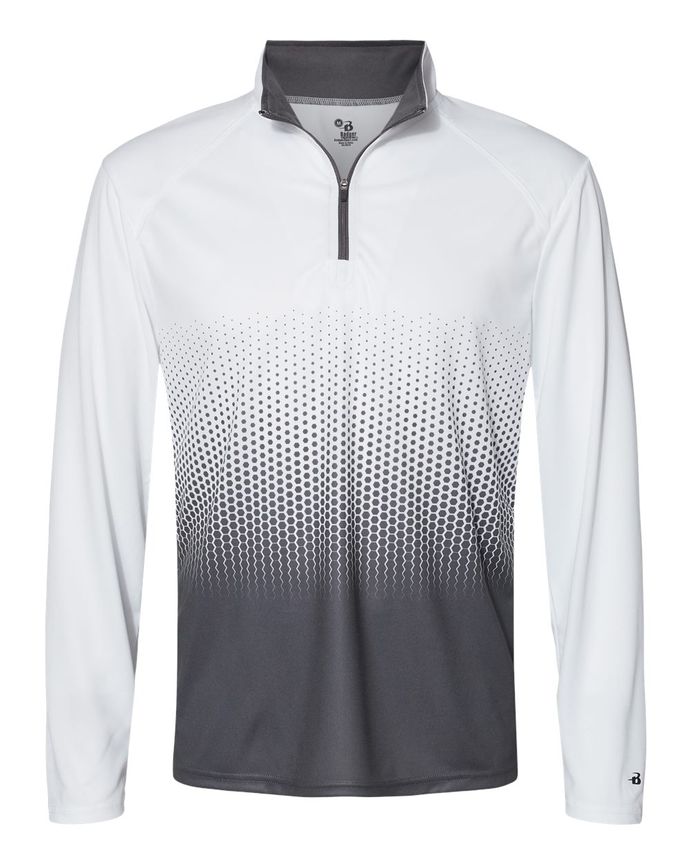 Badger 4222 - Men's Hex 2.0 Quarter-Zip Pullover 1 Badger 4222 – Men’s Hex 2.0 Quarter-Zip Pullover - Graphite